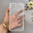 قاب گوشی Galaxy A12 - M12 سامسونگ پشت طلقی HARD سخت شیشه ای شفاف محافظ لنزدار کپسولی بی رنگ کد 156936