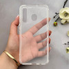 قاب گوشی Galaxy A30S - A50S - A50 سامسونگ پشت طلقی HARD سخت شیشه ای شفاف محافظ لنزدار کپسولی بی رنگ کد 156940