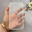 قاب گوشی iPhone X - XS آیفون پشت طلقی HARD سخت شیشه ای شفاف محافظ لنزدار کپسولی بی رنگ کد 156948