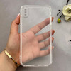 قاب گوشی iPhone XS Max آیفون پشت طلقی HARD سخت شیشه ای شفاف محافظ لنزدار کپسولی بی رنگ کد 156949