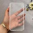 قاب گوشی iPhone XS Max آیفون پشت طلقی HARD سخت شیشه ای شفاف محافظ لنزدار کپسولی بی رنگ کد 156949