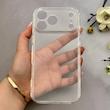 قاب گوشی iPhone 17 Pro Max آیفون پشت طلقی HARD سخت شیشه ای شفاف محافظ لنزدار کپسولی بی رنگ کد 156950