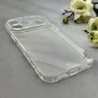 قاب گوشی iPhone 17 Pro Max آیفون پشت طلقی HARD سخت شیشه ای شفاف محافظ لنزدار کپسولی بی رنگ کد 156950