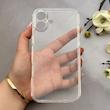 قاب گوشی iPhone 16 Plus آیفون پشت طلقی HARD سخت شیشه ای شفاف محافظ لنزدار کپسولی بی رنگ کد 156954