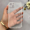 قاب گوشی iPhone 13 آیفون پشت طلقی HARD سخت شیشه ای شفاف محافظ لنزدار کپسولی بی رنگ کد 156958