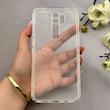 قاب گوشی Redmi Note 8 Pro شیائومی پشت طلقی HARD سخت شیشه ای شفاف محافظ لنزدار کپسولی بی رنگ کد 156965