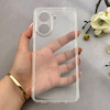 قاب گوشی Redmi A5 - Poco C71 شیائومی پشت طلقی HARD سخت شیشه ای شفاف محافظ لنزدار کپسولی بی رنگ کد 156985