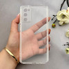 قاب گوشی Galaxy S20 FE سامسونگ پشت طلقی HARD سخت شیشه ای شفاف محافظ لنزدار کپسولی بی رنگ کد 156989
