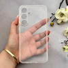 قاب گوشی Galaxy S24 FE سامسونگ پشت طلقی HARD سخت شیشه ای شفاف محافظ لنزدار کپسولی بی رنگ کد 156992