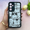 قاب گوشی Galaxy A35 سامسونگ سیلیکونی ژله ای طرح کیوت ZOO محافظ لنز دار مشکی کد 153985