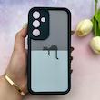 قاب گوشی Galaxy A35 سامسونگ سیلیکونی ژله ای طرح کیوت ZOO محافظ لنز دار مشکی کد 153986