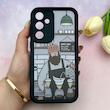 قاب گوشی Galaxy A35 سامسونگ سیلیکونی ژله ای طرح کیوت ZOO محافظ لنز دار مشکی کد 153988