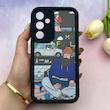 قاب گوشی Galaxy A55 سامسونگ سیلیکونی ژله ای طرح کیوت ZOO محافظ لنز دار مشکی کد 153991