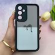 قاب گوشی Galaxy A55 سامسونگ سیلیکونی ژله ای طرح کیوت ZOO محافظ لنز دار مشکی کد 153992