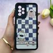 قاب گوشی Galaxy A52 4G - Galaxy A52 5G - Galaxy A52S سامسونگ سیلیکونی ژله ای طرح کیوت ZOO محافظ لنز دار مشکی کد 153998