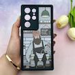قاب گوشی Galaxy S23 Ultra سامسونگ سیلیکونی ژله ای طرح کیوت ZOO محافظ لنز دار مشکی کد 154002