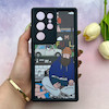 قاب گوشی Galaxy S23 Ultra سامسونگ سیلیکونی ژله ای طرح کیوت ZOO محافظ لنز دار مشکی کد 154003