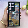 قاب گوشی Galaxy S23 Ultra سامسونگ سیلیکونی ژله ای طرح کیوت ZOO محافظ لنز دار مشکی کد 154004