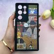 قاب گوشی Galaxy S23 Ultra سامسونگ سیلیکونی ژله ای طرح کیوت ZOO محافظ لنز دار مشکی کد 154004