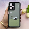 قاب گوشی Poco F5 شیائومی سیلیکونی ژله ای طرح کیوت ZOO محافظ لنز دار مشکی کد 154018