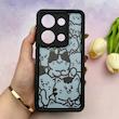 قاب گوشی Redmi Note 13 Pro 5G - Poco X6 شیائومی سیلیکونی ژله ای طرح کیوت ZOO محافظ لنز دار مشکی کد 154073