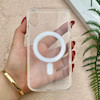 قاب گوشی iPhone XR آیفون اورجینال اسپیس مگ سیف Space Mag safe طرح طلقی شیشه ای شفاف کد 155114