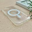 قاب گوشی iPhone 16 آیفون اورجینال اسپیس مگ سیف Space Mag safe طرح طلقی شیشه ای شفاف کد 155118