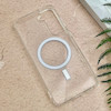 قاب گوشی Galaxy S21 FE سامسونگ اورجینال اسپیس مگ سیف Space Mag safe طرح طلقی شیشه ای شفاف کد 155123