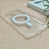 قاب گوشی Galaxy S21 Plus سامسونگ اورجینال اسپیس مگ سیف Space Mag safe طرح طلقی شیشه ای شفاف کد 155124