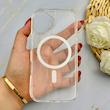 قاب گوشی iPhone 17 آیفون  اورجینال spigen HYBRID CRYSTAL طلقی شیشه ای شفاف مگ سیف دار کد 155133