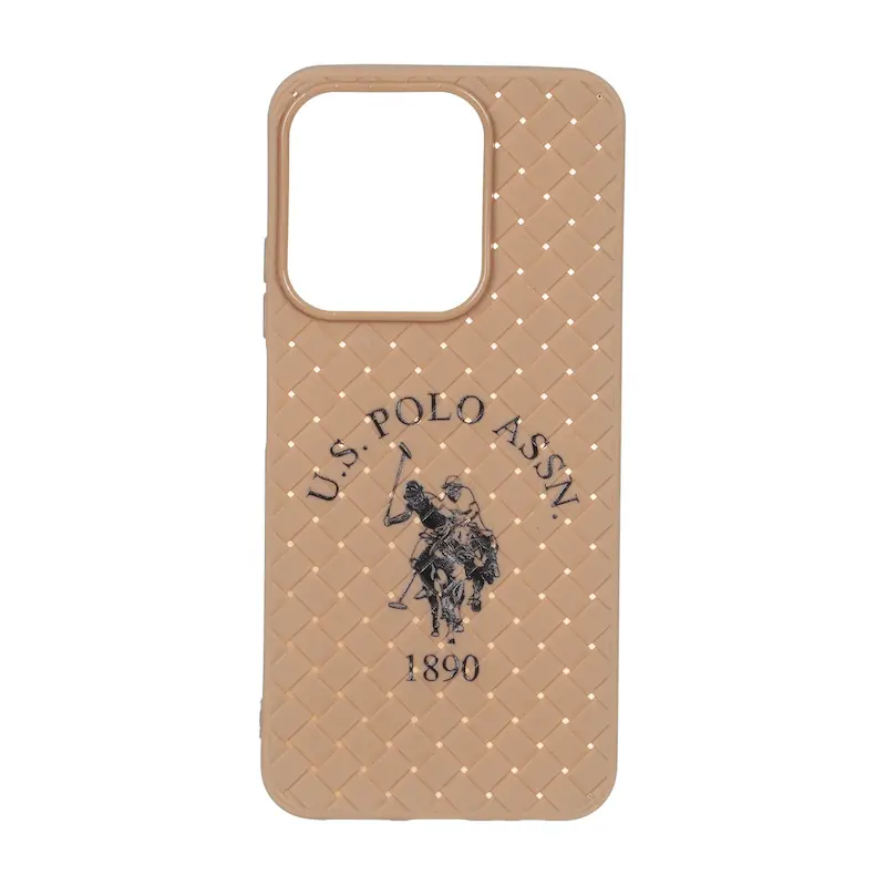 قاب گوشی Redmi 15C - Poco C85 شیائومی ژله ای حصیری طرح پولو POLO نسکافه ای کد 99316