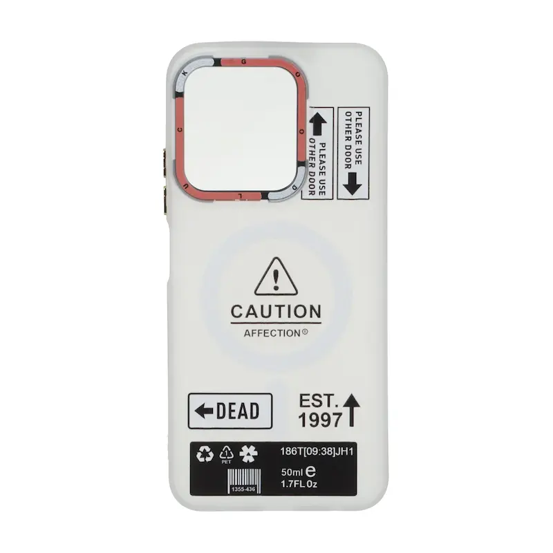 قاب گوشی Redmi 15C - Poco C85 شیائومی طرح ژله ای اورجینال طرح مگ سیف اسپرت سفید کد 99318