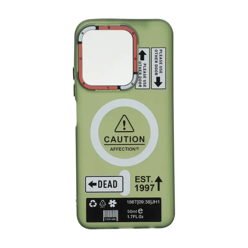 قاب گوشی Redmi 15C - Poco C85 شیائومی طرح ژله ای اورجینال طرح مگ سیف اسپرت سبز کد 99319