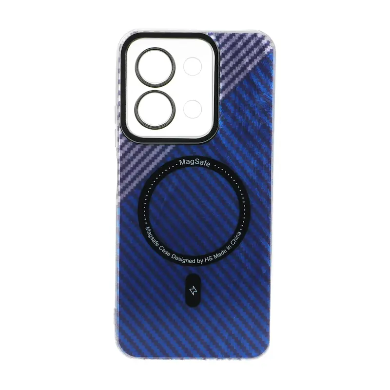 قاب گوشی Redmi 15C - Poco C85 شیائومی اطلسی طرح مگ سیف هاشور محافظ لنزدار کد 99332