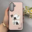قاب گوشی Galaxy A37 سامسونگ پشت گلس آینه ای اورجینال BENKS طرح گربه کد E21-157488