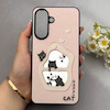 قاب گوشی Galaxy A57 سامسونگ پشت گلس آینه ای اورجینال BENKS طرح گربه کد E21-157492