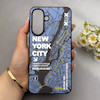 قاب گوشی Galaxy A57 سامسونگ پشت گلس آینه ای اورجینال BENKS طرح NEWYORK CITY کد E21-157495