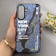 قاب گوشی Galaxy A57 سامسونگ پشت گلس آینه ای اورجینال BENKS طرح NEWYORK CITY کد E21-157495