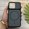 قاب گوشی iPhone 13 Pro آیفون مات NEW PVD سیلیکونی تبدیل آیفون 17 دکمه فلزی طرح مگ سیف مشکی کد 158549