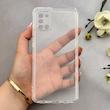 قاب گوشی Galaxy A31 سامسونگ پشت طلقی HARD سخت شیشه ای شفاف محافظ لنزدار کپسولی بی رنگ کد 156999