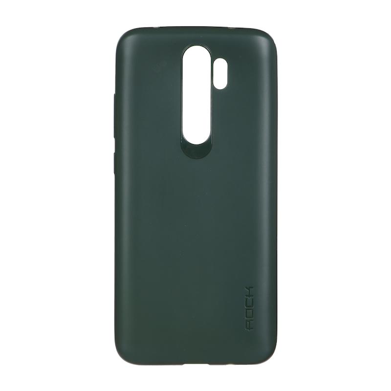 قاب گوشی Redmi Note 8 Pro شیائومی طرح ژله ای اورجینال راک ROCK سبز تیره کد 99424