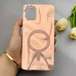 قاب گوشی Galaxy A06 سامسونگ NOTION سخت Hard لیزری IMD لاکچری طرح مگ سیف گلبهی کد 159194