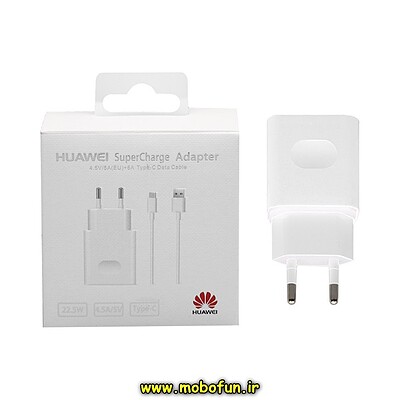 مشخصات و خرید شارژر دیواری فست شارژ اصلی HUAWEI مدل 4.5A 5V همراه کابل شارژ Type-C، خرید شارژر دیواری فست شارژ اصلی HUAWEI مدل 4.5A 5V همراه کابل شارژ Type-C از فروشگاه موبوفان، قیمت شارژر دیواری فست شارژ اصلی HUAWEI مدل 4.5A 5V همراه کابل شارژ Type-C