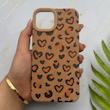 قاب گوشی iPhone 13 - iPhone 14 آیفون مخملی پلنگی Leopard ایربگ دار کد 157579