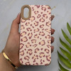 قاب گوشی iPhone X - XS آیفون مخملی پلنگی Leopard ایربگ دار کد 157581