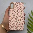 قاب گوشی iPhone X - XS آیفون مخملی پلنگی Leopard ایربگ دار کد 157581