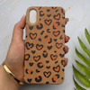 قاب گوشی iPhone X - XS آیفون مخملی پلنگی Leopard ایربگ دار کد 157582