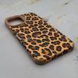 قاب گوشی iPhone 12 Pro Max آیفون مخملی پلنگی Leopard ایربگ دار کد 157588