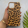 قاب گوشی iPhone 12 Pro Max آیفون مخملی پلنگی Leopard ایربگ دار کد 157588