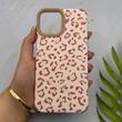 قاب گوشی iPhone 12 Pro Max آیفون مخملی پلنگی Leopard ایربگ دار کد 157589